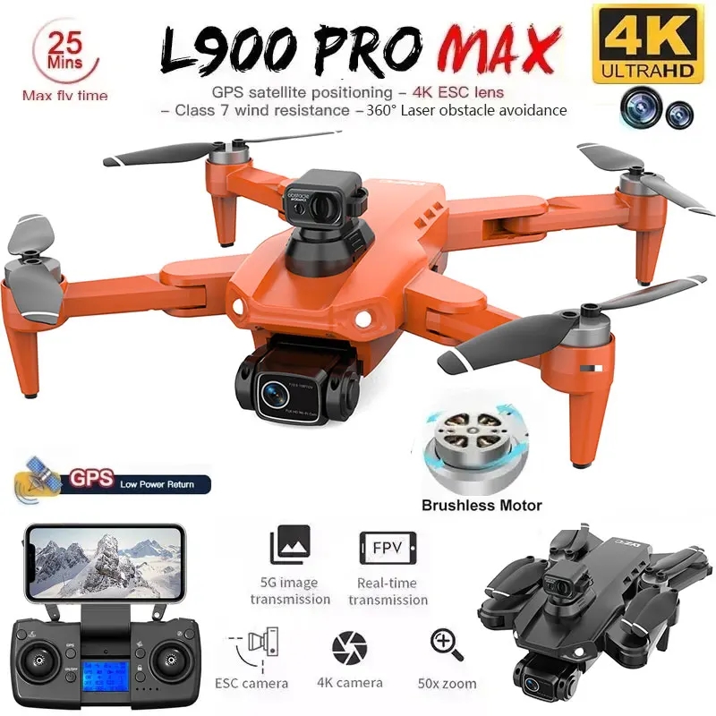Drone Mapping - L900 Pro MAX GPS Дрон 4K