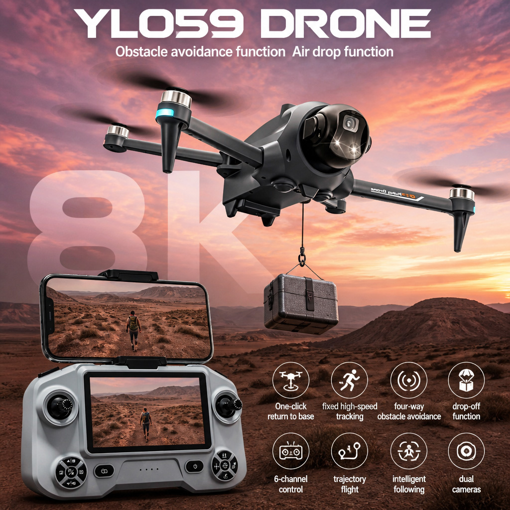Drone Surveying - Дрон Potensic с GPS, автоматическим возвратом,