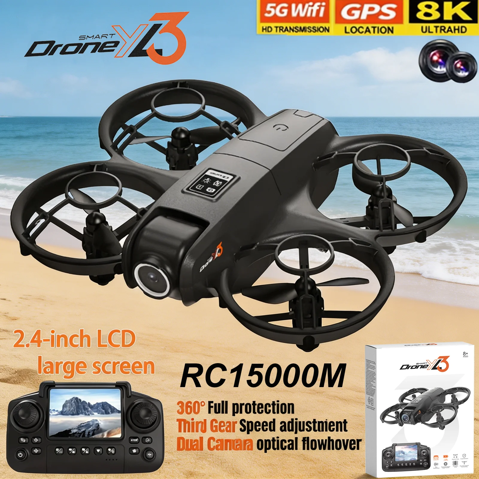 Drone Surveying - Новый радиоуправляемый дрон YL3 с камерами