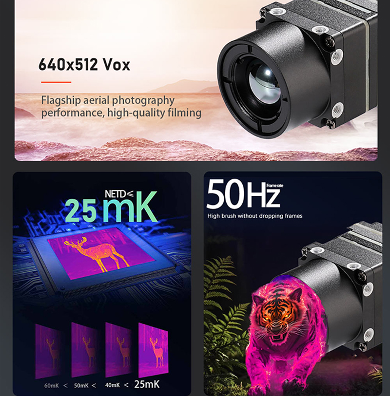 Drone Thermal Imaging - Новинка: Тепловизионный модуль для FPV-дронов 640x512,