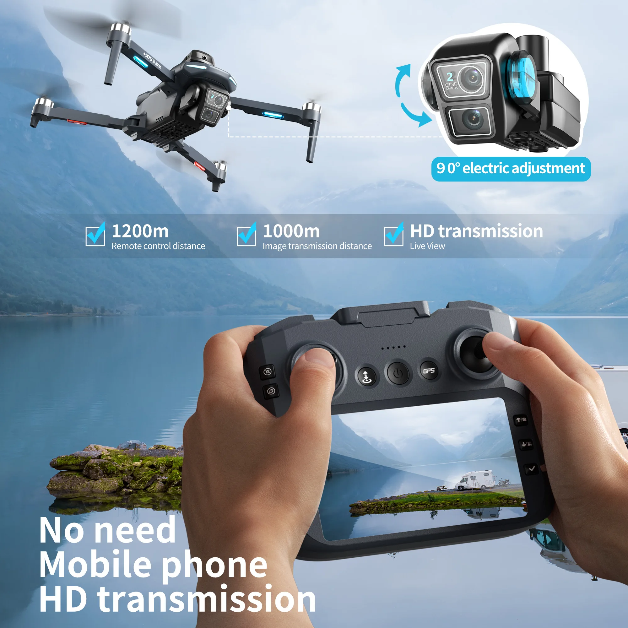 Дрон Lenovo XT606 профессионал – обзор и цена Drone Surveying