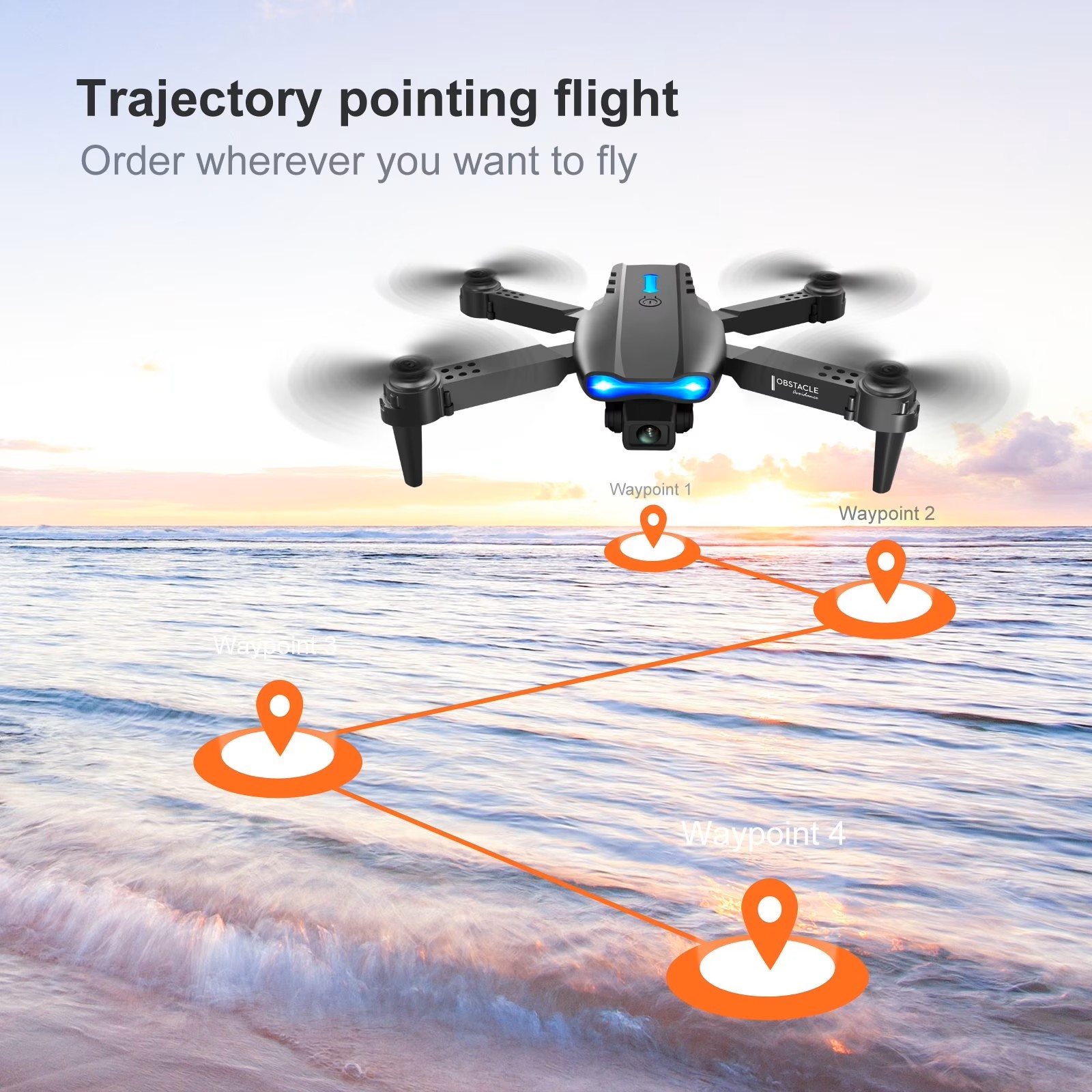 Обновленный складной дрон E88P – обзор и цена Drone Aerial Photography