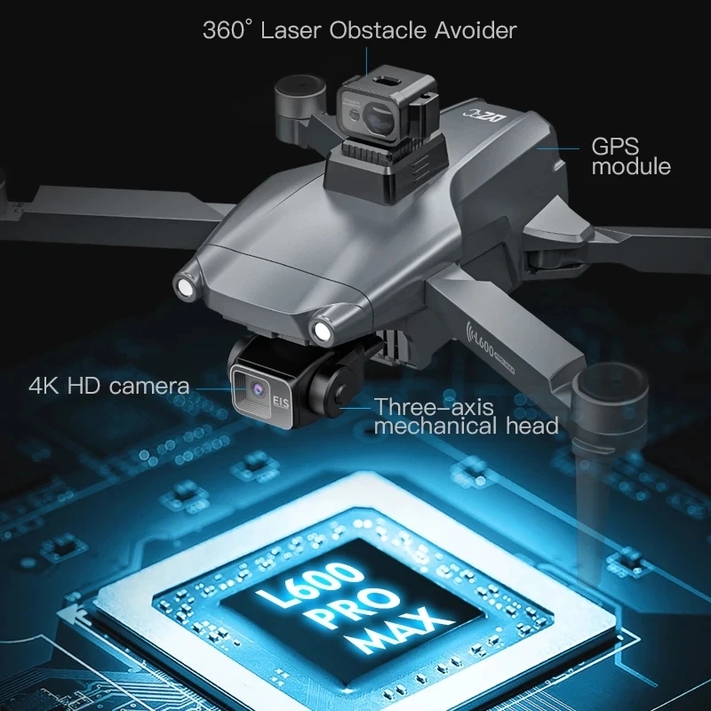 L600 PRO MAX GPS Дрон Професси – обзор и цена Drone Aerial Photography
